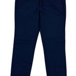 ZARA Basic Collection 4 Navy Blue Slim Fit Ankle Pants Office Work Trousers Photo 0