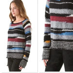Free People  Montmartre knit‎ multicolor wool blend sweater Size Medium EUC! 0185 Photo 2