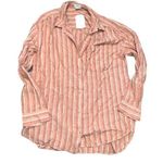 Wonderly  orange stripe long sleeve button down Photo 0