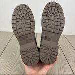 Olivia Miller Crystal Lace Front Combat Boot 6.5 Light Grey Faux Leather $105 Photo 8