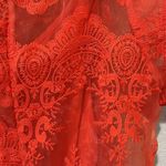 MARISSA WEBB Kallisti Lace Dress in Coral Flame, Size M Size M Photo 10