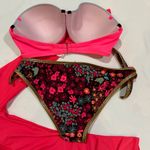 Victoria's Secret NWT Victoria’s Secret Bikini Aerie Swim Bundle Hot Neon Pink Floral 32DD / 32E Photo 7