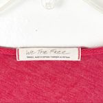 Free People  WE THE FREE Scoop Neck Slouchy Distressed Snap Cuff Top, Size Small Photo 2