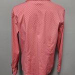 G.H. Bass Pink White Polka Dot Stretch Poplin Button Down Size XL Photo 4