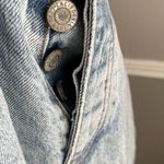 Brandy Melville J Galt Raw Hem Straight Jeans in Light Wash Photo 8