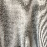 Chico's Chico’s Size 1 Gray White Striped CozySoft Blissful Knit Open Vest Medium Photo 5