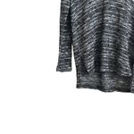 Splendid VTG Y2K  Women Tunic Sweater M Gray Black Marled Cowl Neck 3/4 Sleeve‎ Photo 7