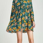 ZARA ✨ Trafaluc Floral Long Sleeve Sz Medium Romper Dress✨ Photo 0