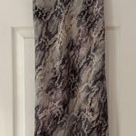 Krisa  Snake Pattern Silky Dress Size XS Revolve Brand NWT Photo 0