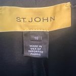 St. John Black Knit Straight Leg Pants Office Casual Size 10 Women's Photo 8
