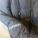 Superdry  Women's Longline Sports Puffer Jacket Black Size 8 Winter Photo 5