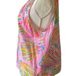 Lilly Pulitzer Pink Green Shellebrate Seashell Essie Top Sleeveless Size XS Photo 5