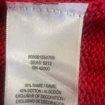 Women’s Vintage Christmas Holiday Editions Knit Embroidered Vest XL EUC Red Photo 6