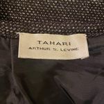 Tahari Black Gray Tweed Pencil Skirt Photo 7