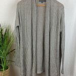 Anthropologie Black & White Stripe Open Front Sweater by Sunday In Brooklyn S Photo 0