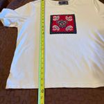 Mountain Lake Casuals paisley print combo top is xl skirt is a size 12 White Photo 6