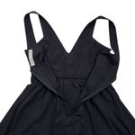 Abercrombie & Fitch Mini Dress Womens XS Black Y2K Babydoll Fairy Empire Beaded Photo 5