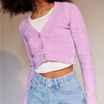 Urban Outfitters Dina Cardigan NWOT Size XS - Violet Photo 0
