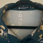 Allegra K  Yellow and White Long Sleeve Peplum Shirt Dress Photo 2