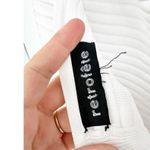 Retrofête Retrofete Kylie White Bandage Knit Column Maxi Dress Size Large Photo 6