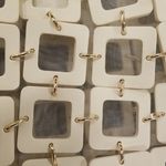 Cult Gaia ππ Terra Cutout Square-Link Crossbody Bag ~ Off White NWT Photo 13