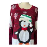 United States Sweaters  Penguin Crew Neck Penguin Christmas Sweater Size XL Photo 4