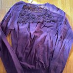 Anthropologie Sparrow Cardigan from with Lace details in Plum/Prune, XL, NWT Photo 8