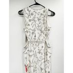 Mac Duggal  10873 White Beaded Sleeveless High Neck Cut Out Column Gown Size 10 Photo 8