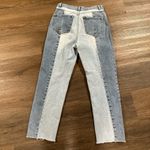 PacSun two tones high rise straight jeans Photo 3