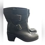 Sam Edelman  Troy Leather Moto Boots 7.5 EUC Biker Dark Academia Whimsygoth Photo 1