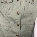 BDG Green Military Button Up Jacket Size Medium Photo 3