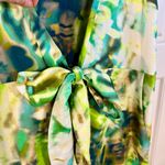 NWOT IC Collection Green Abstract Tie Photo 4