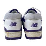 New Balance  550 Women's White Purple Lace Up Low Top Athletic Sneakers Shoes 7 Photo 2