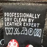 Etcetera  Black Leather Midi Skirt Photo 3