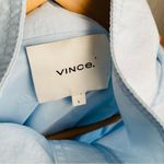 Vince Half-Zip Hooded Windbreaker in Sea Breeze Blue Womens size Large Photo 10