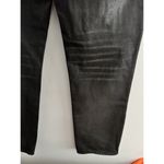 Rag and Bone Alex High Rise Straight Worn Black Button Fly Rigid Size 32 Womens Photo 5