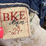 BKE  Denim Madison Skinny Crop Embroidered Back Pocket Jeans Photo 3