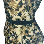 Carmen Marc Valvo Carmen Mar Valvo 1990 Black Beaded Cocktail Halter Dress Size 12. Photo 9