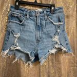 Abercrombie & Fitch  High Rise Mom Shorts Distressed Curve Love 4/27 Photo 0