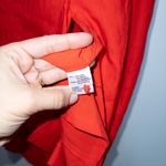 Antonio Melani New  Chili Red Marcie Bodycon Linen Blend Midi Dress Size 10 Photo 7