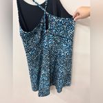 Athleta Infinity Dress Robe Infinity Leopard Blue Black Print Athletic Dress M/P Photo 7