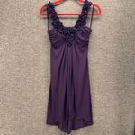 Valerie Bertinelli Y2K Baby Doll Dress Size 6 Purple Berry Ruffle Fairy Whimsigoth Stretchy Knit Photo 14