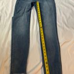 Ashley Mason High Waist Paper-bag Tie Front Raw Hem Jean Size 5 Juniors Photo 4