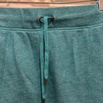 LL Bean Teal Sweatshirt Skirt Tie‎ Waist Pockets Women's Sz Large Beach Blue Photo 2