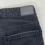 American Eagle High Waist Festival Black Denim Raw Hem Skirt Womens Sz 0 Photo 5