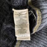 Free People ‎ Women’s Sweater Medium Full Zip Knit Navy Oversized Photo 4