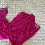 Hurley  pink Hibiscus side cutout maxi dress Photo 5