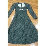 Rosie Assoulin Checked Cotton Midi Dress Dark Green Plaid A Photo 9