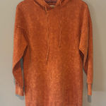 BP NORDSTROM Burnt Orange Women’s Hoodie with Drop Waist/Extra Length XS Photo 0