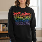 The Rolling Stones , womens black crew neck sweatshirt, new with tags Photo 0